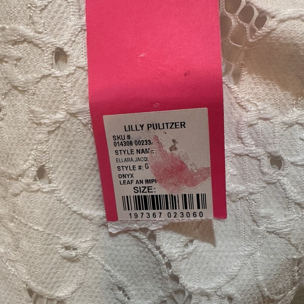 Lilly Pulitzer Womens Dress 0 White Lace Sleeveless Mini Bridal Bachelorette LWD - Picture 7 of 8